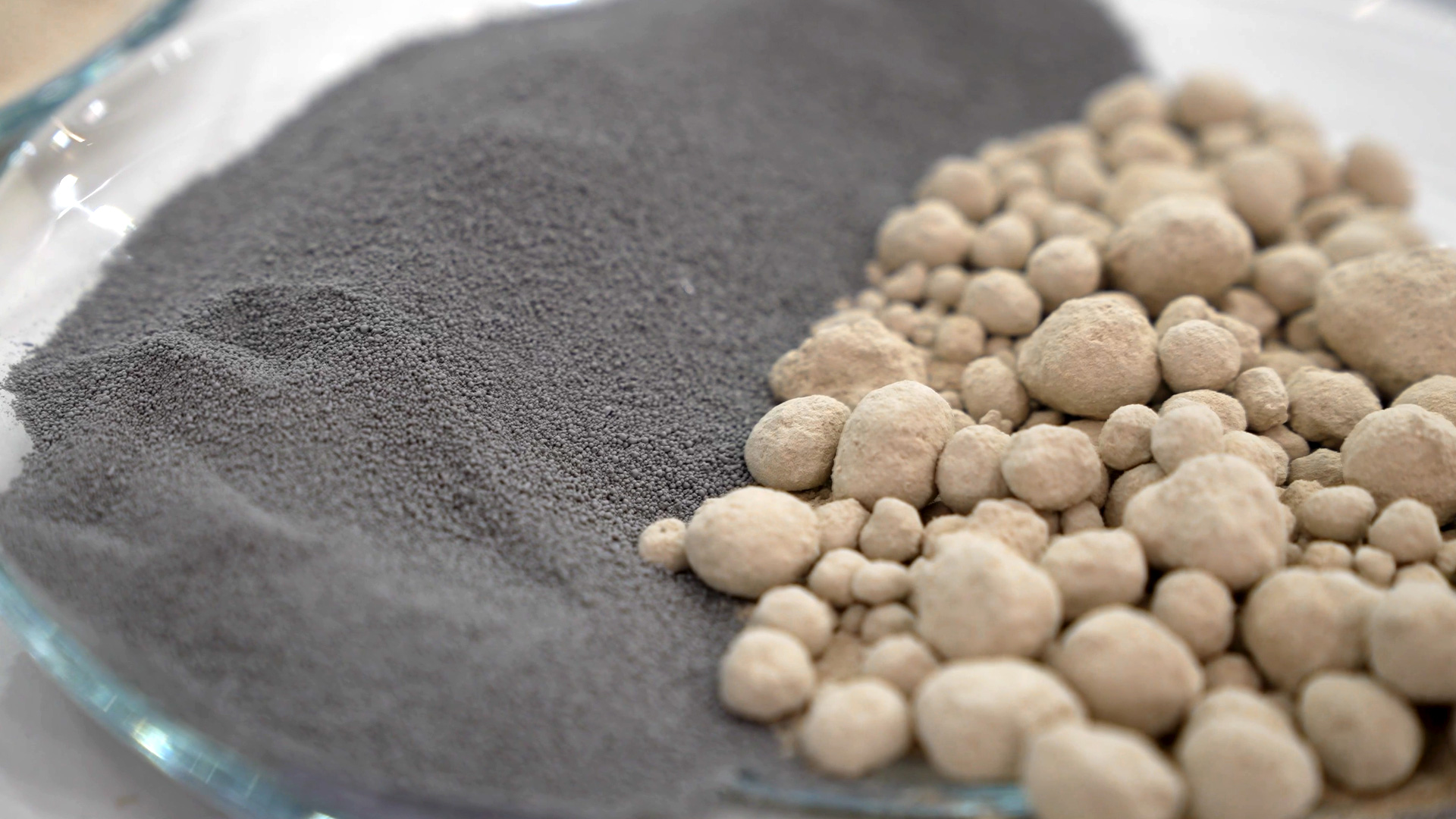 Clay crumbles for specific forms of processing