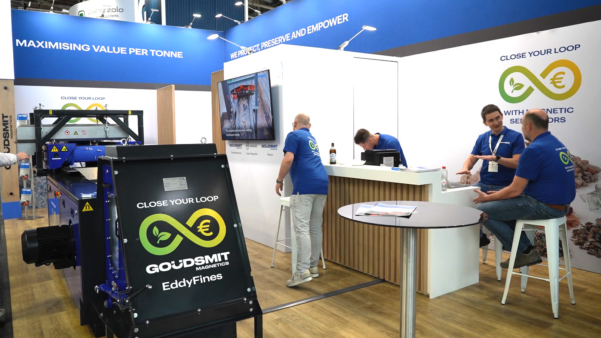 Goudsmit shows Eddy Current Separator at Ifat Munich