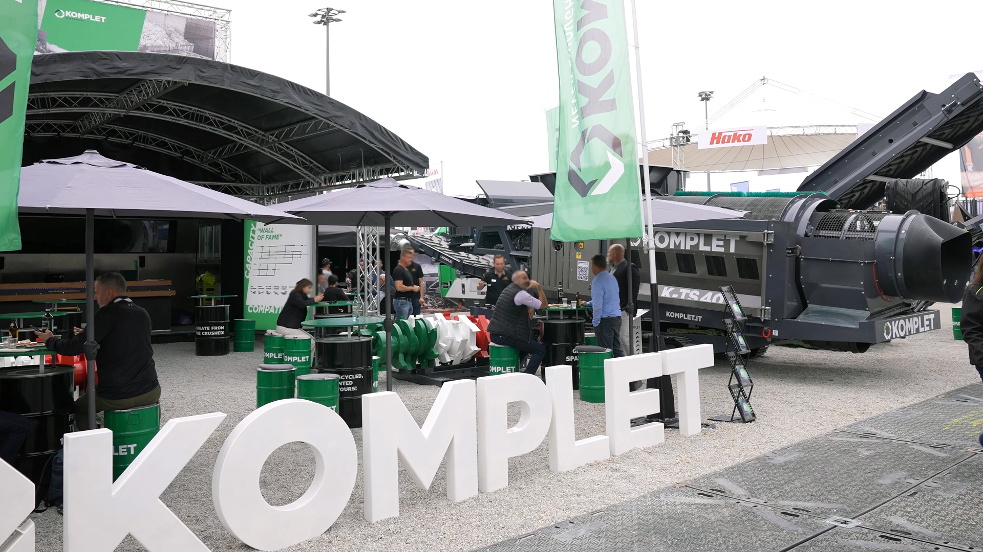 Komplet Recycling Technology on the Ifat Munich