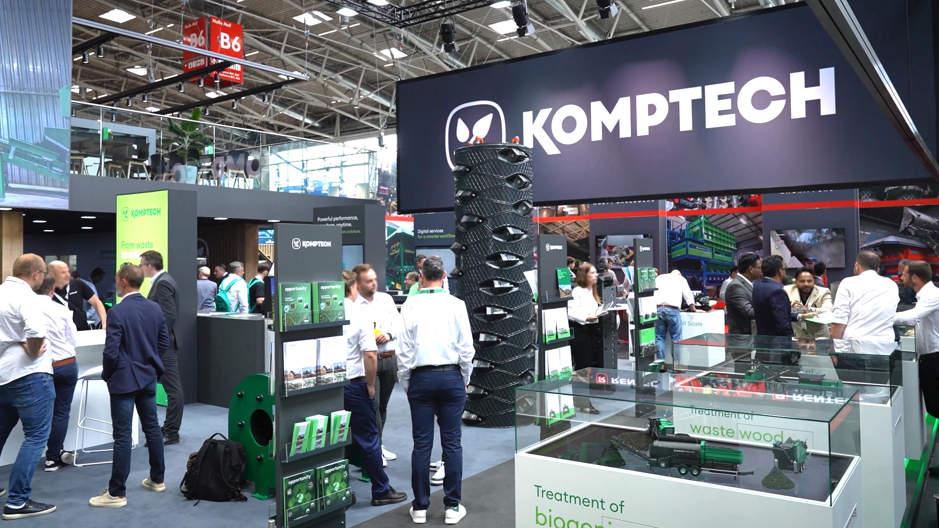 Komptech Waste Recycling and Processing at Ifat Munich