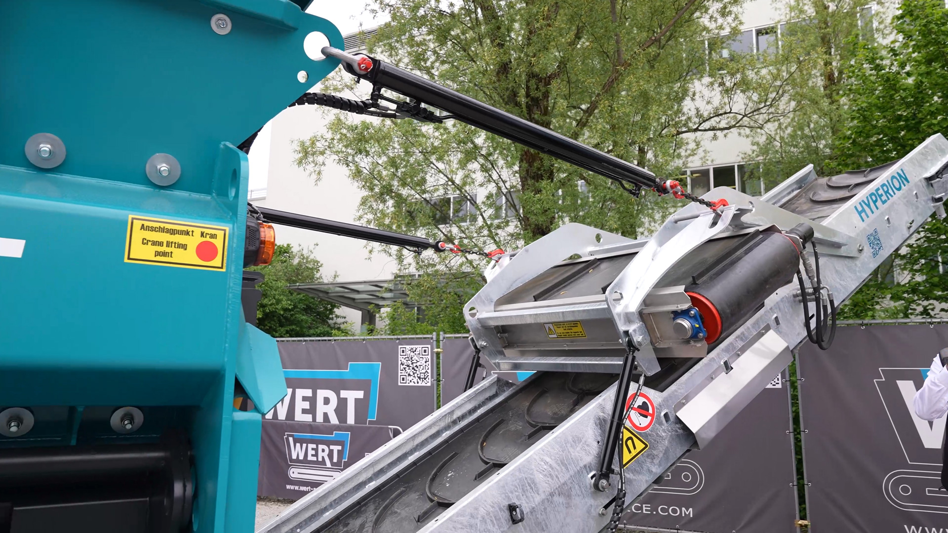 Recycling Quick Change System for different materials