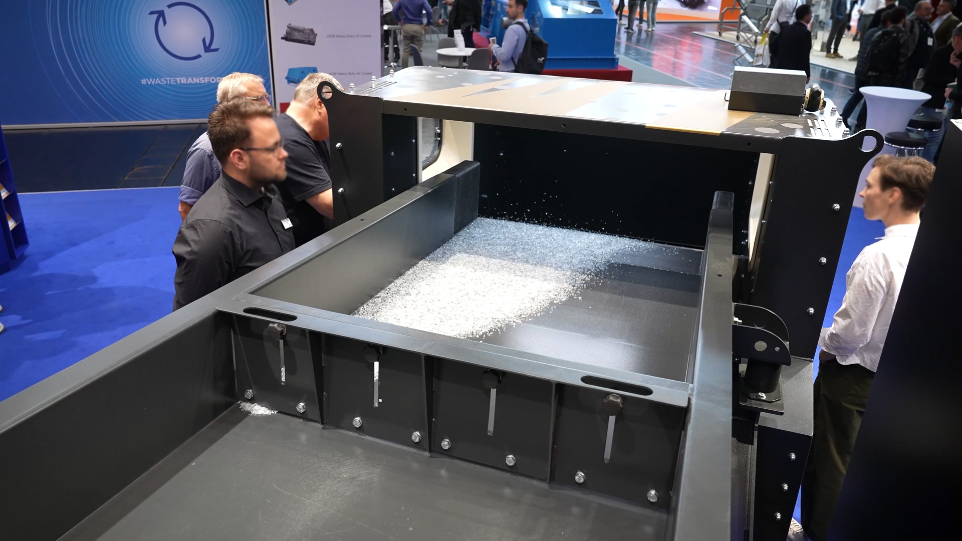 Separation of Aluminium and PET Flakes