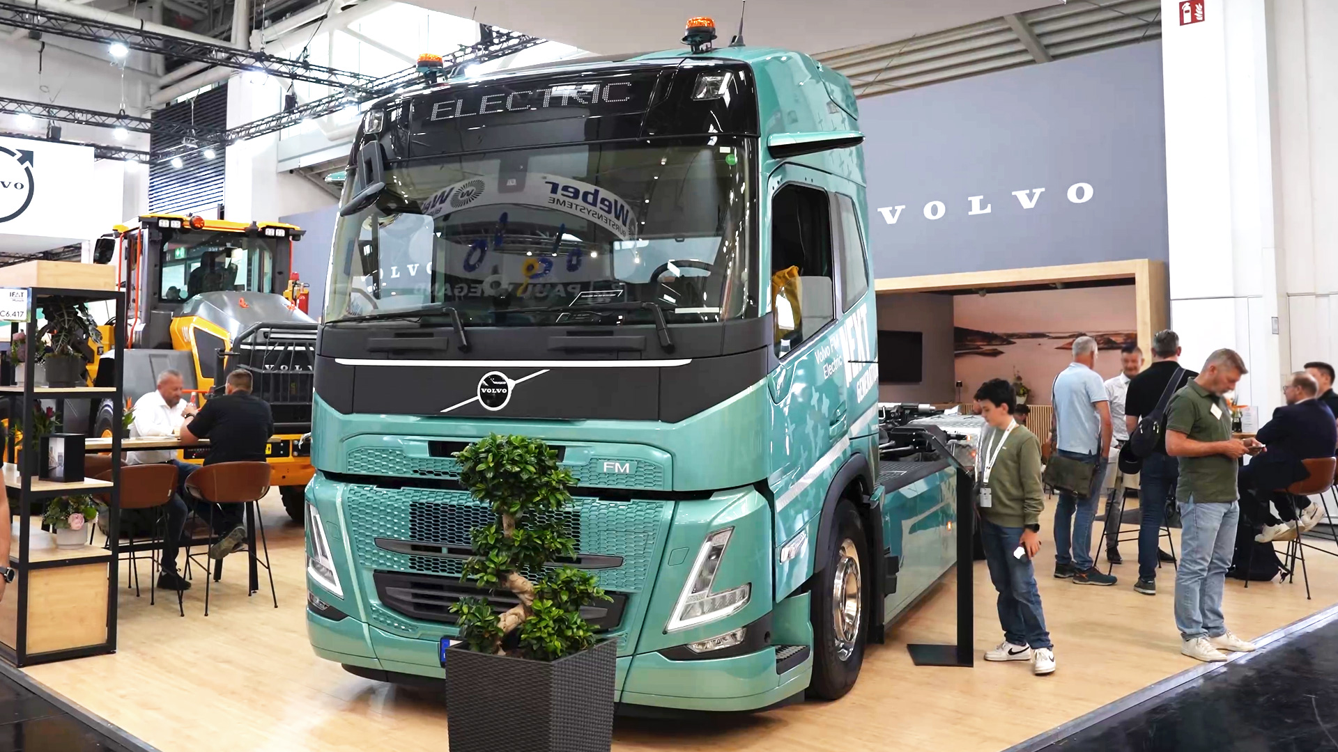 Volvo trucks at the Ifat Munich