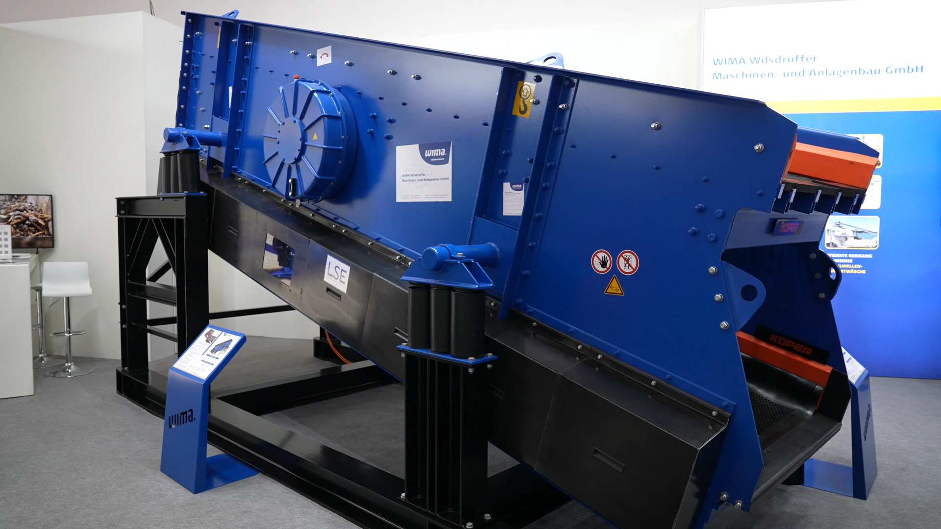 Wima Screening Machines combining circular vibrators with tension shaft technology