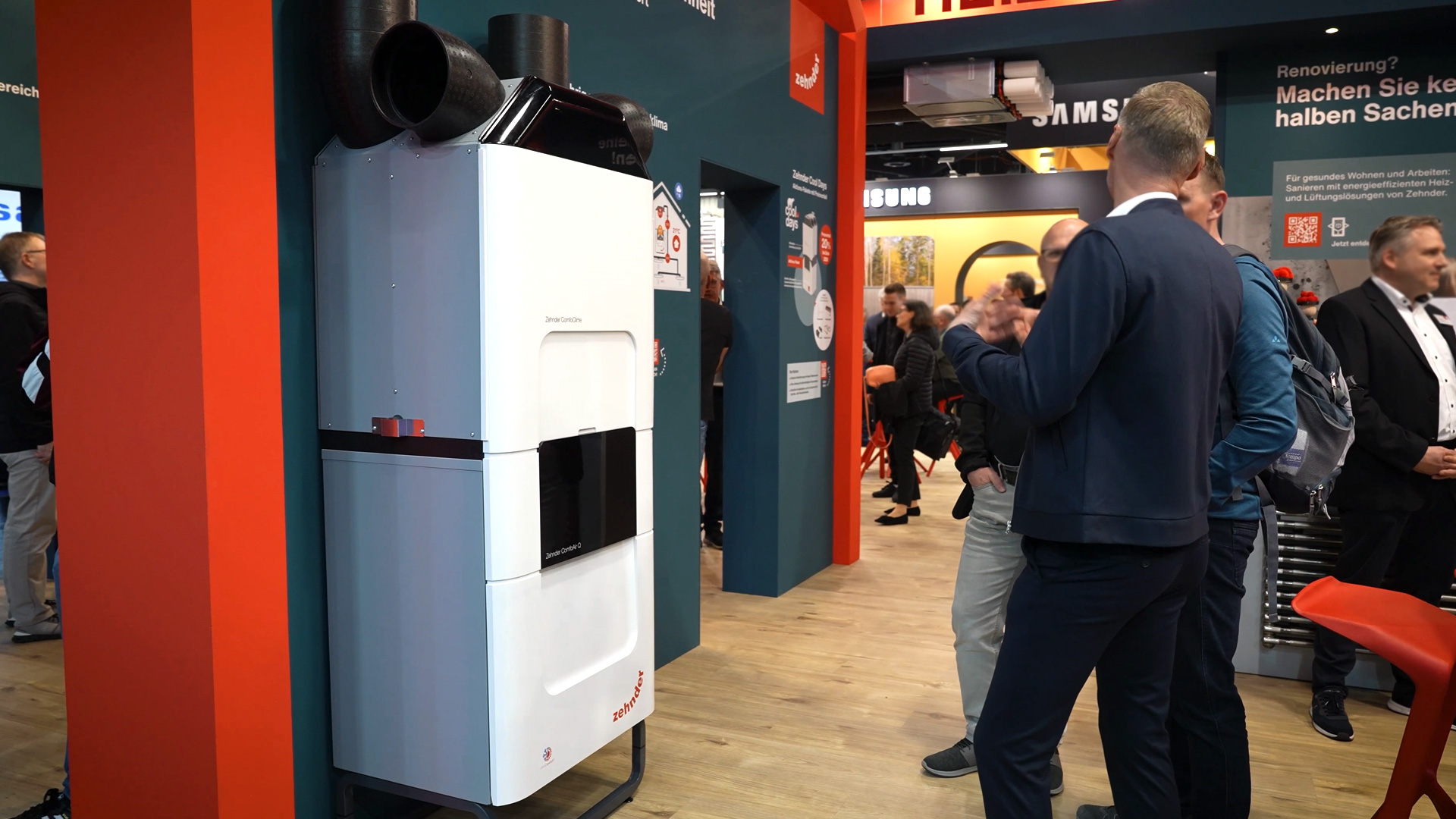 ComfoAir Q utilises heat recovery for high efficiency