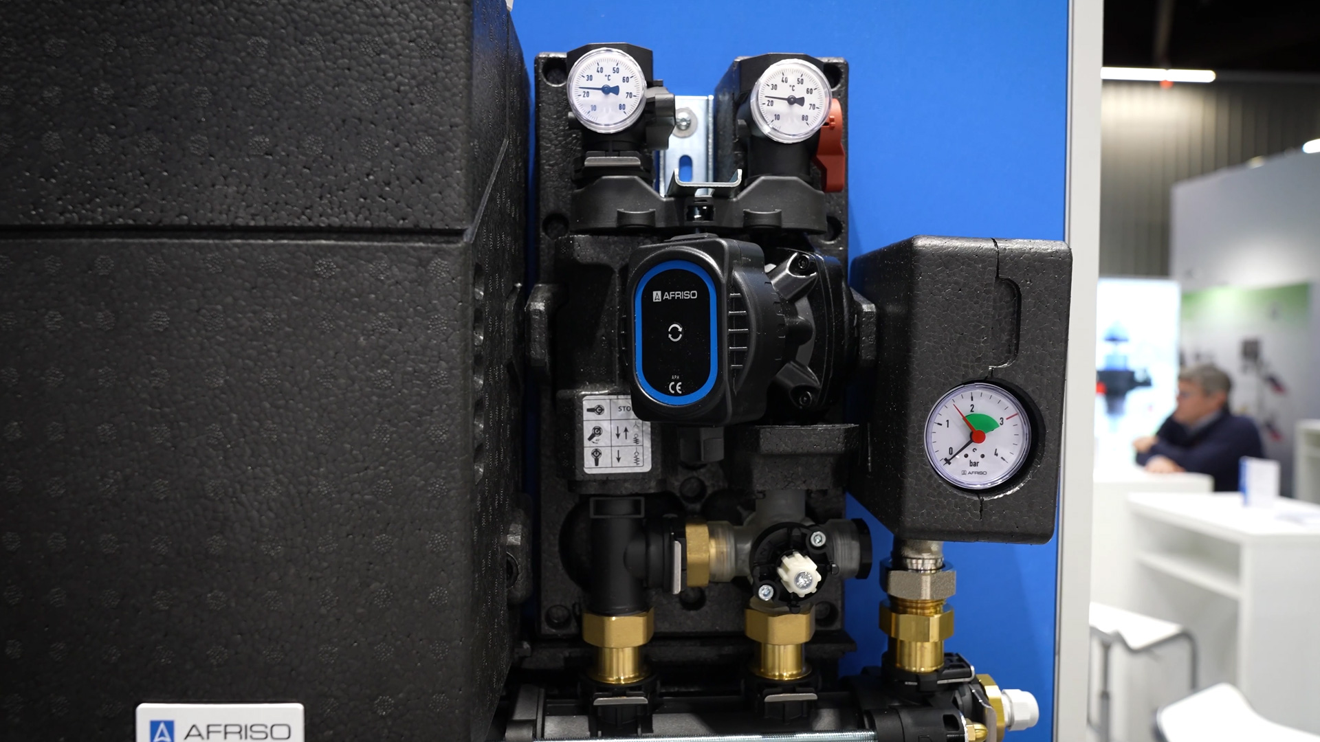 Compact pump groups and flexible extension in the HSM distributor
