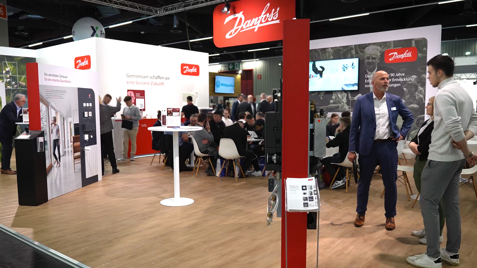 Danfoss control of heat in buildings on the IFH Intherm