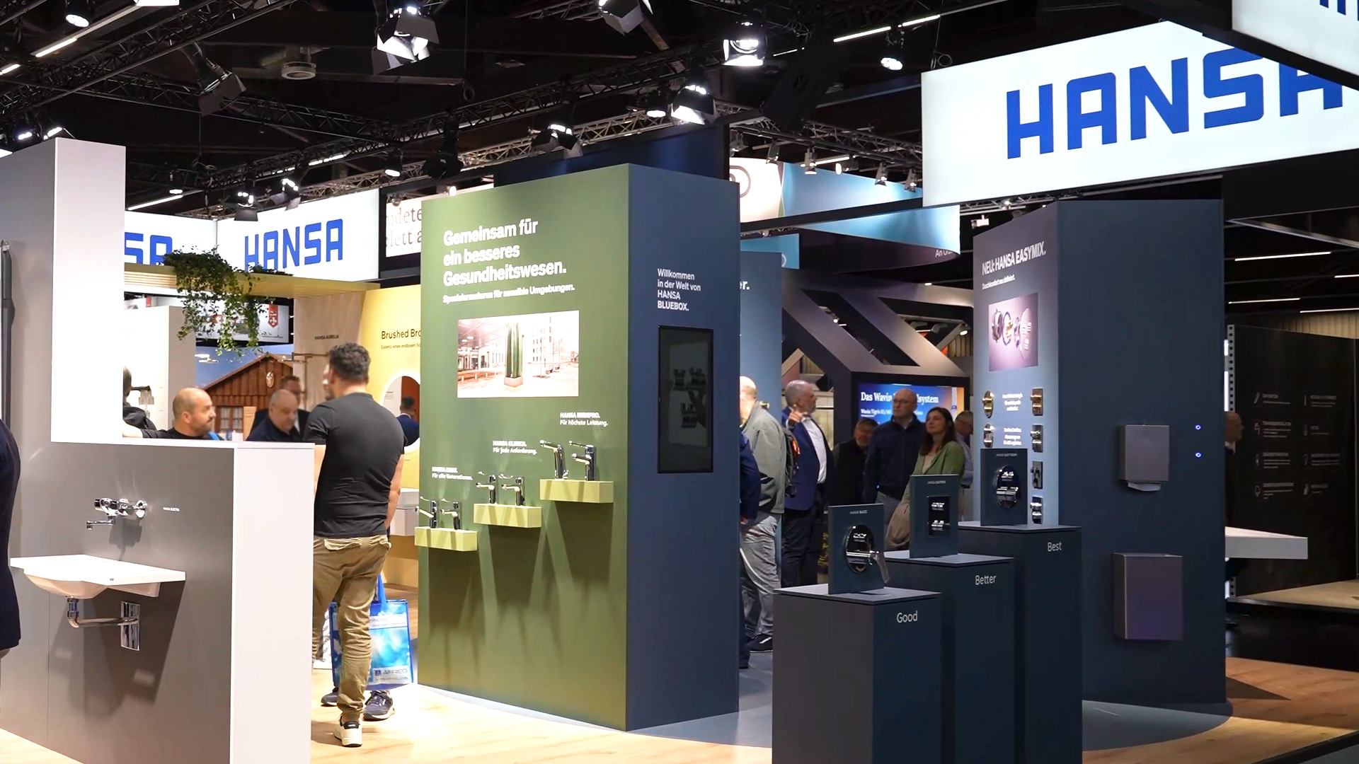 Hansa fittings at the IFH Intherm Nuremberg