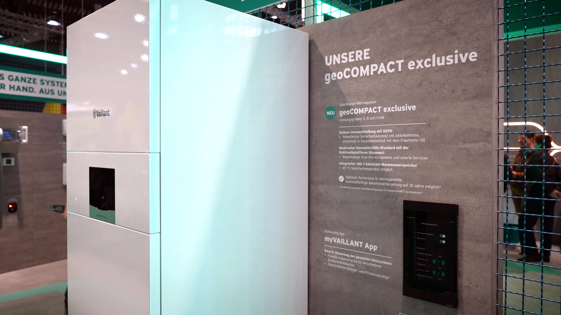 geoTHERM geoCOMPACT with integrated storage and safety concept