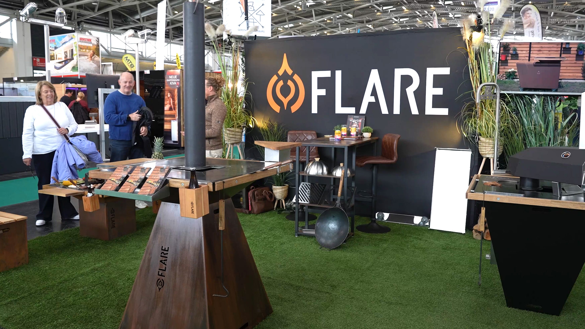 Flare Grill with Fire Plate at the IHM Munich