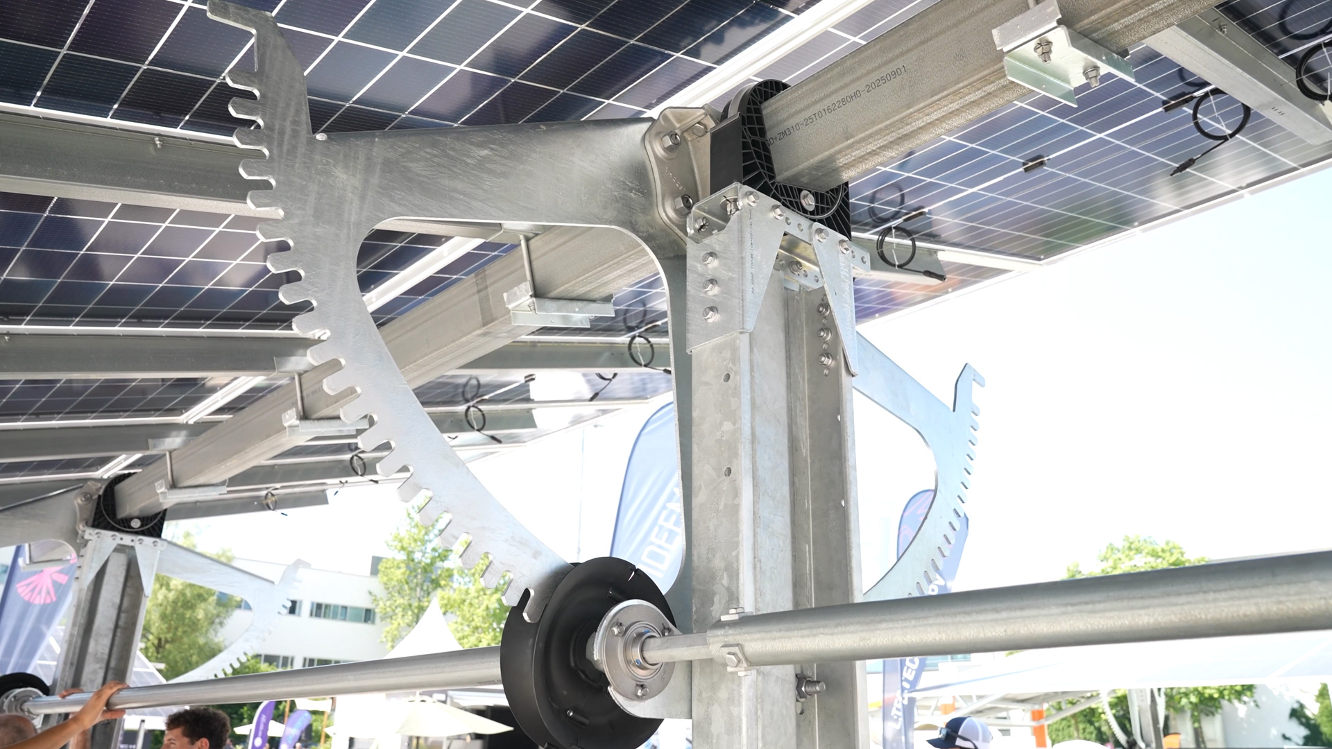 Tracking systems are boosting the output of large solar parks