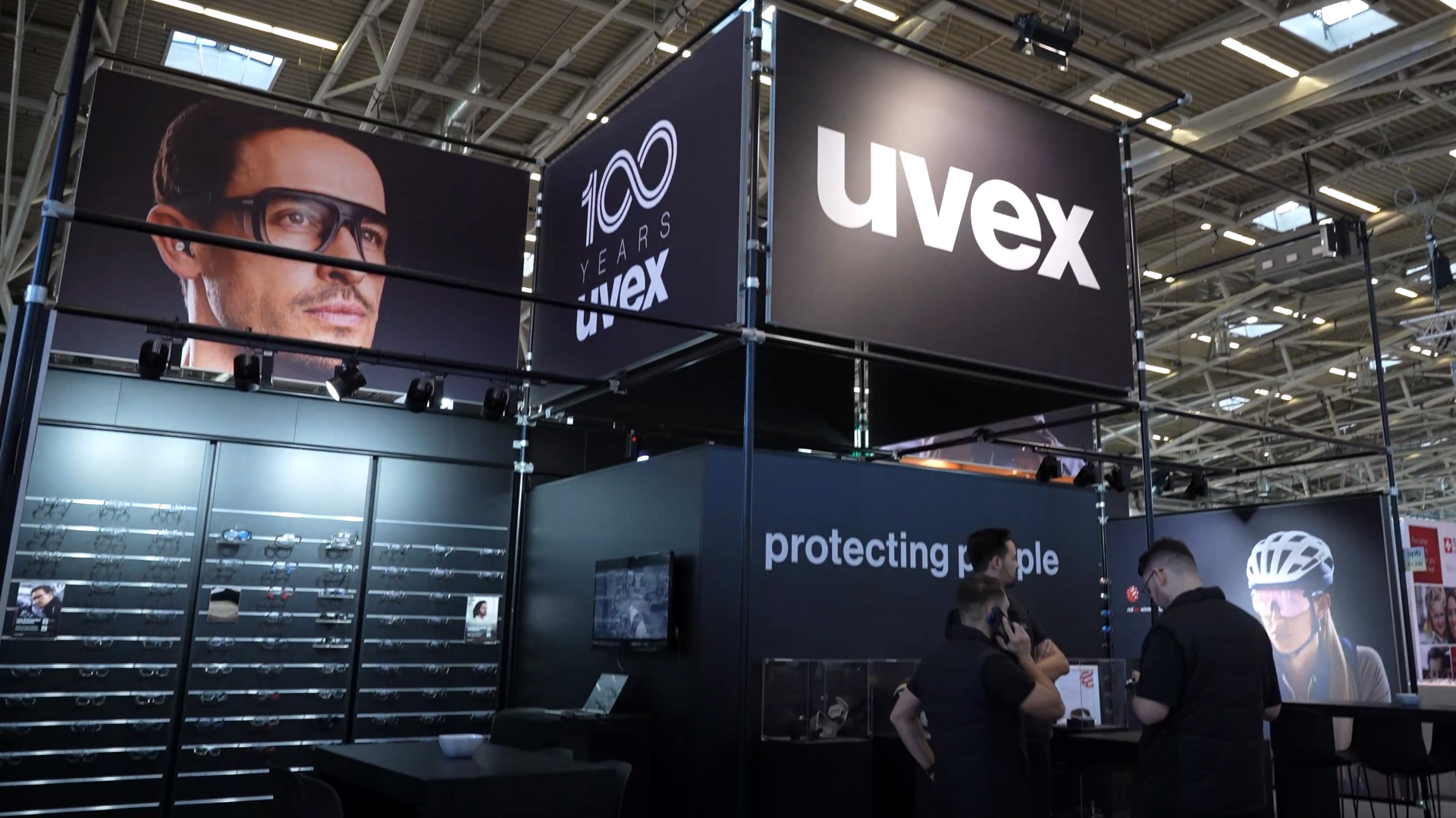 UVEX safety glasses at opti Munich