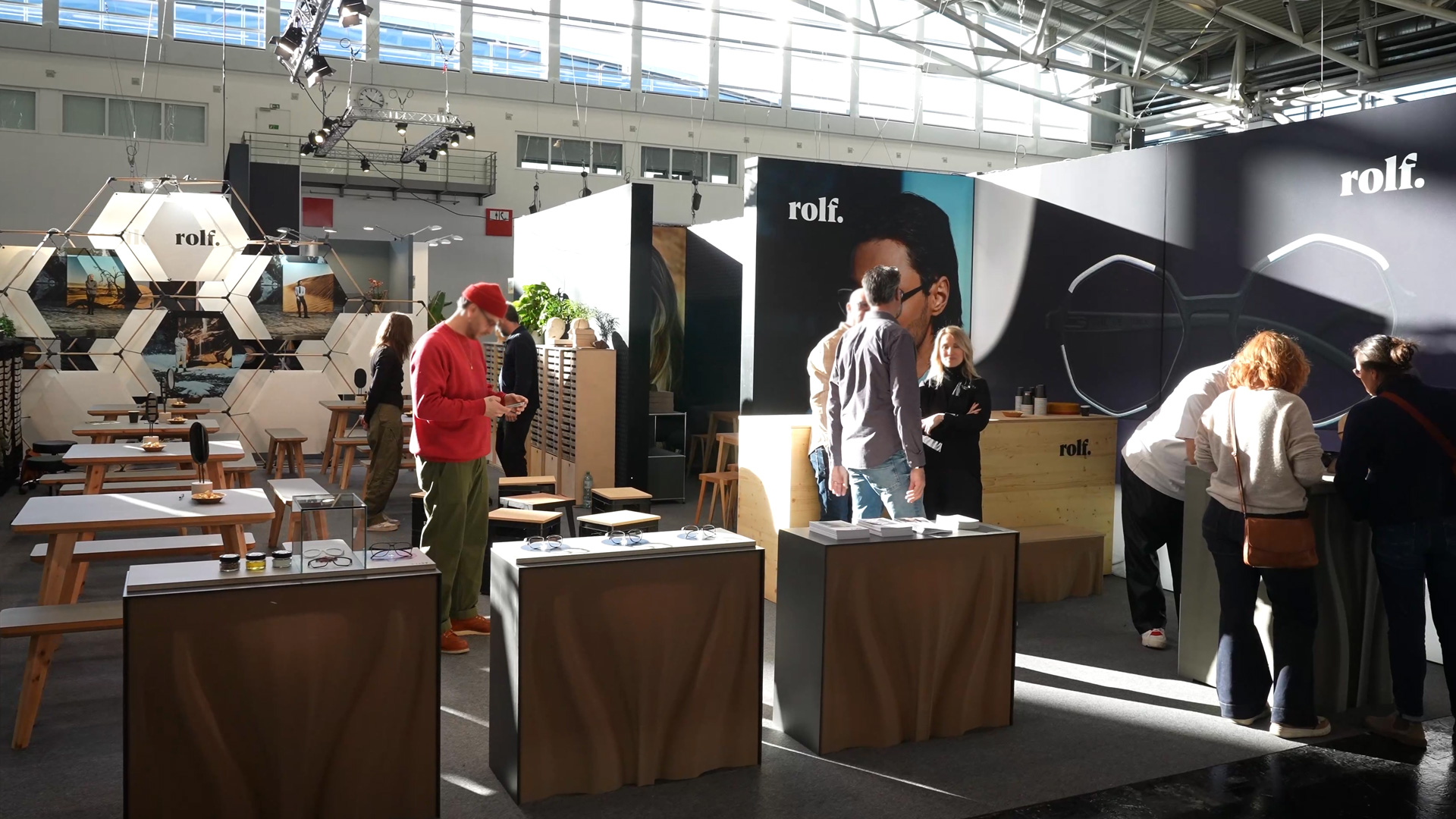 Wooden glasses at Opti Munich