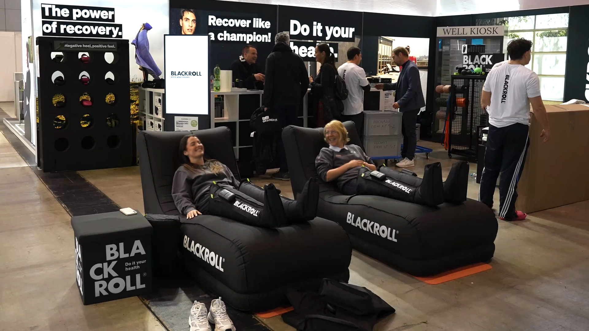 Blackroll noticeable relief for heavy legs