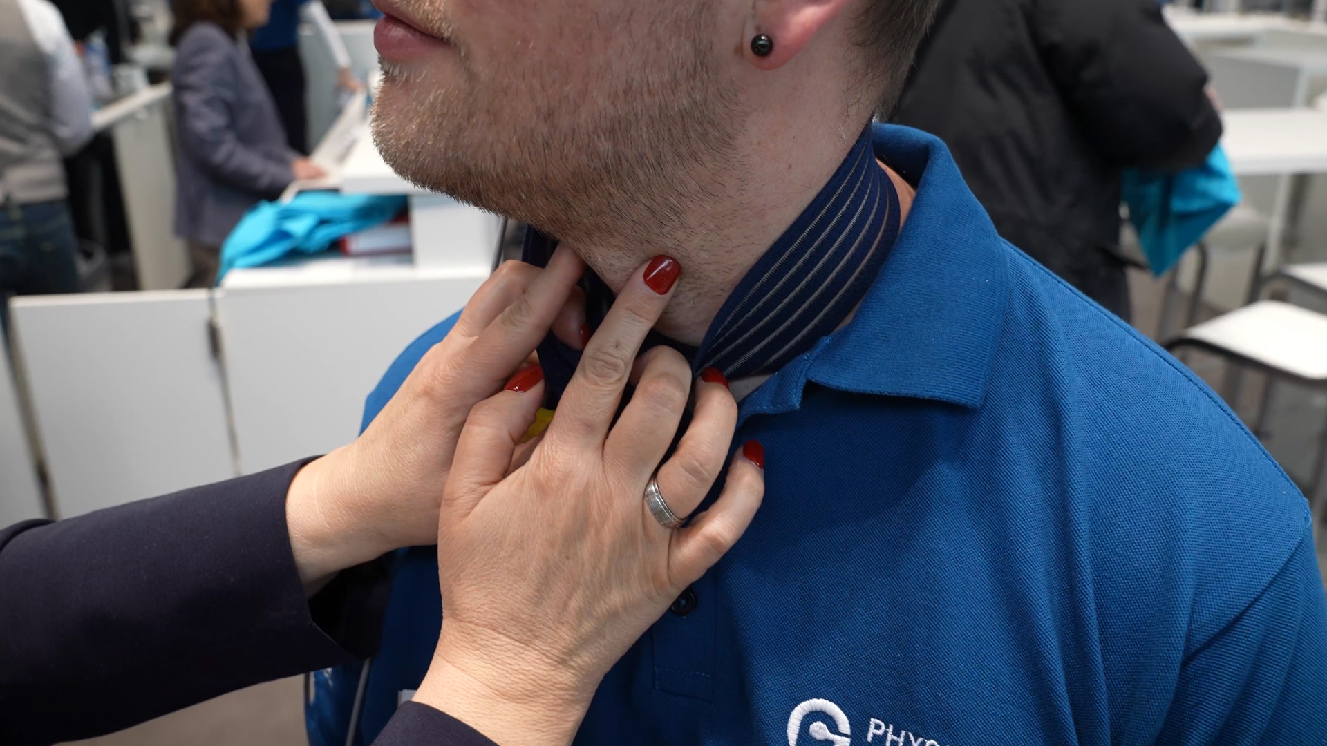 Combination with active exercises and speech therapy techniques