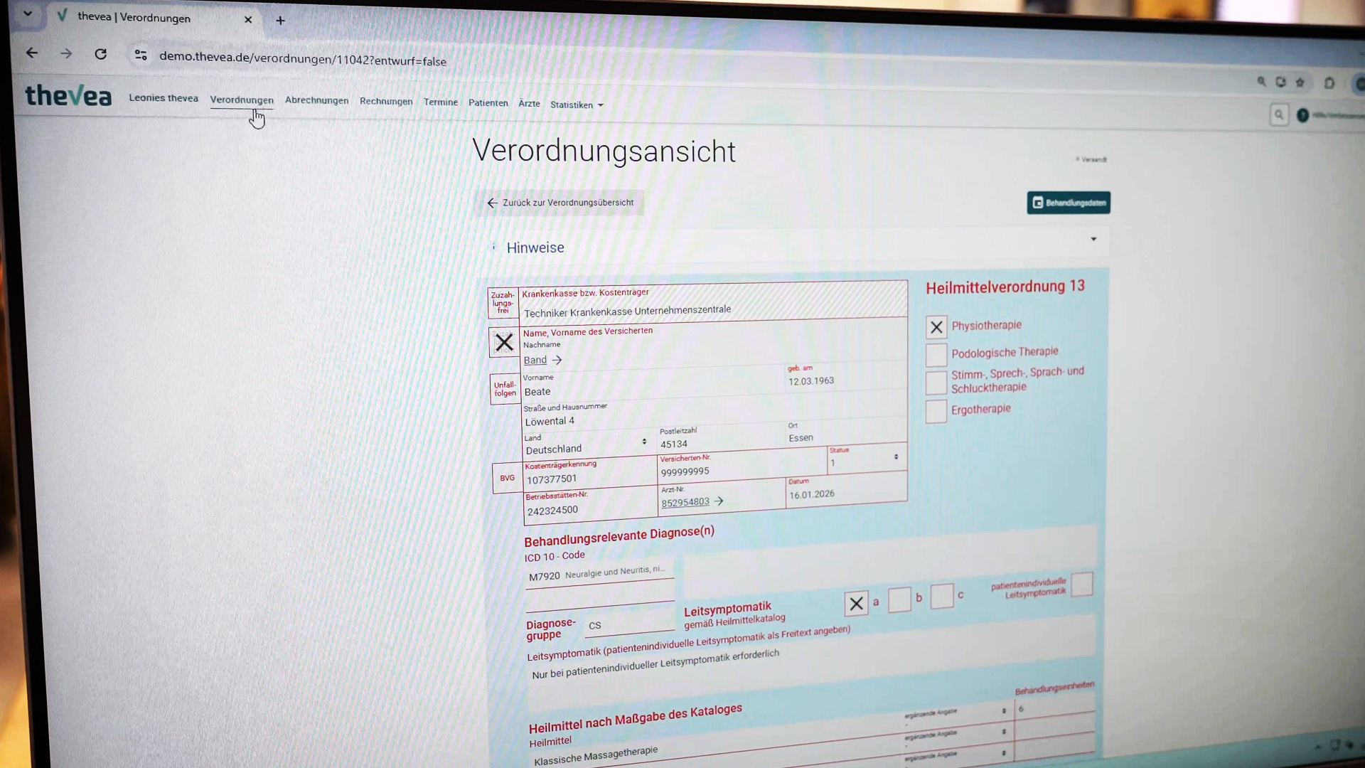 thevea scan app prescriptions into the system via photo