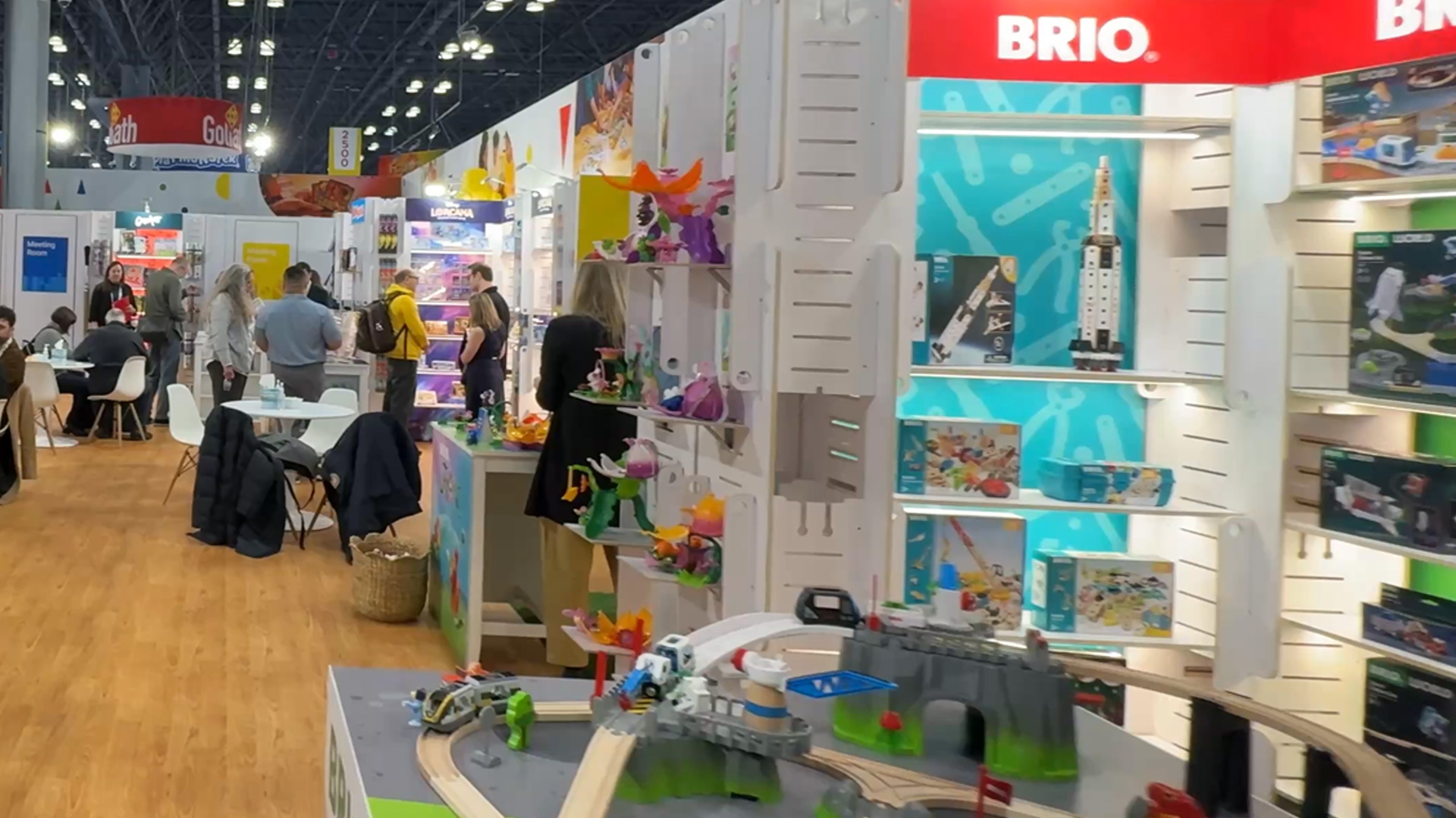 Brio at the Toy Fair in New York City