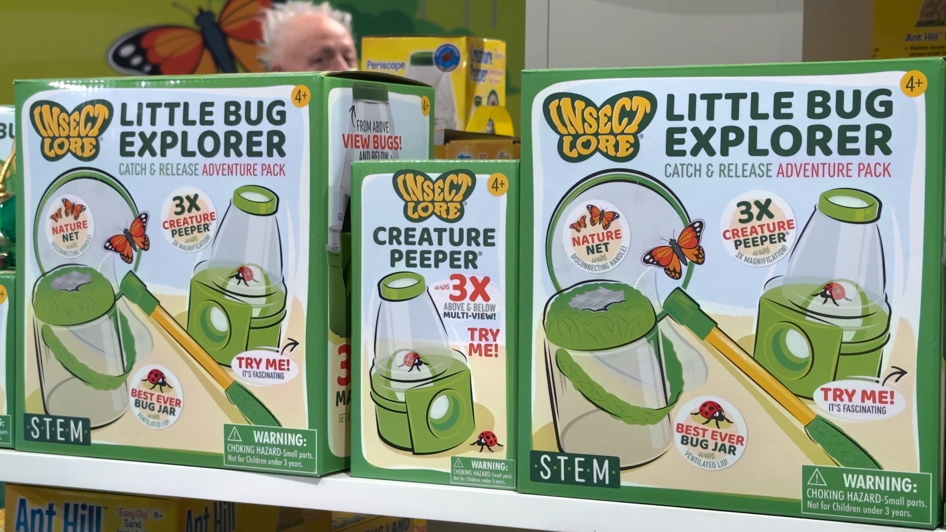 Butterfly set and ladybird set for children aged 4 to 10