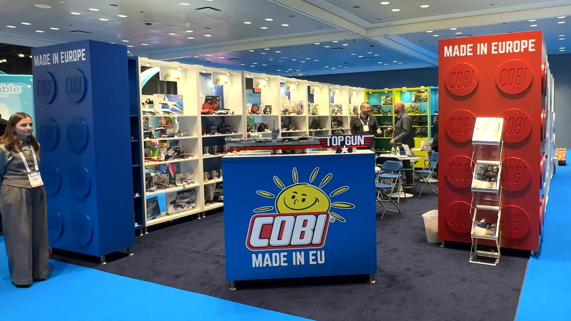 Cobi building blocks at the Toy Fair