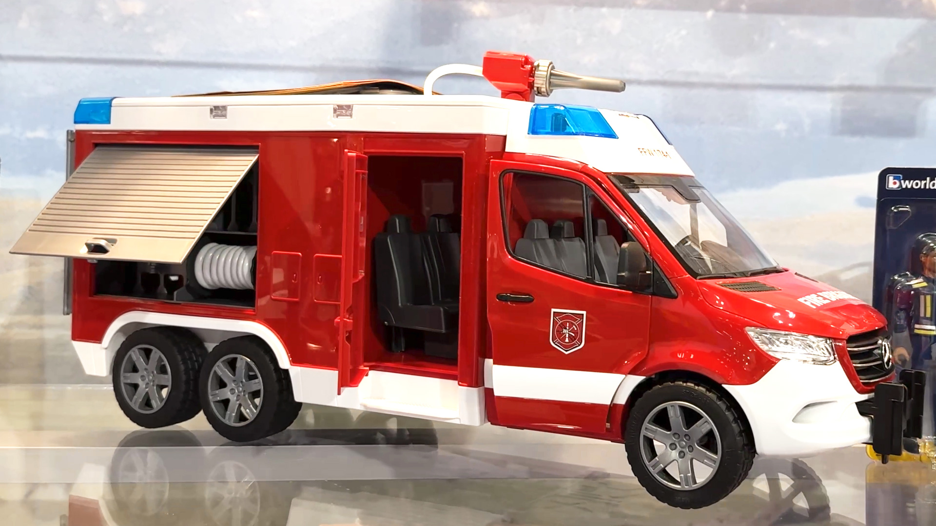 Mercedes fire engine Sprinter Bruder toy vehicle
