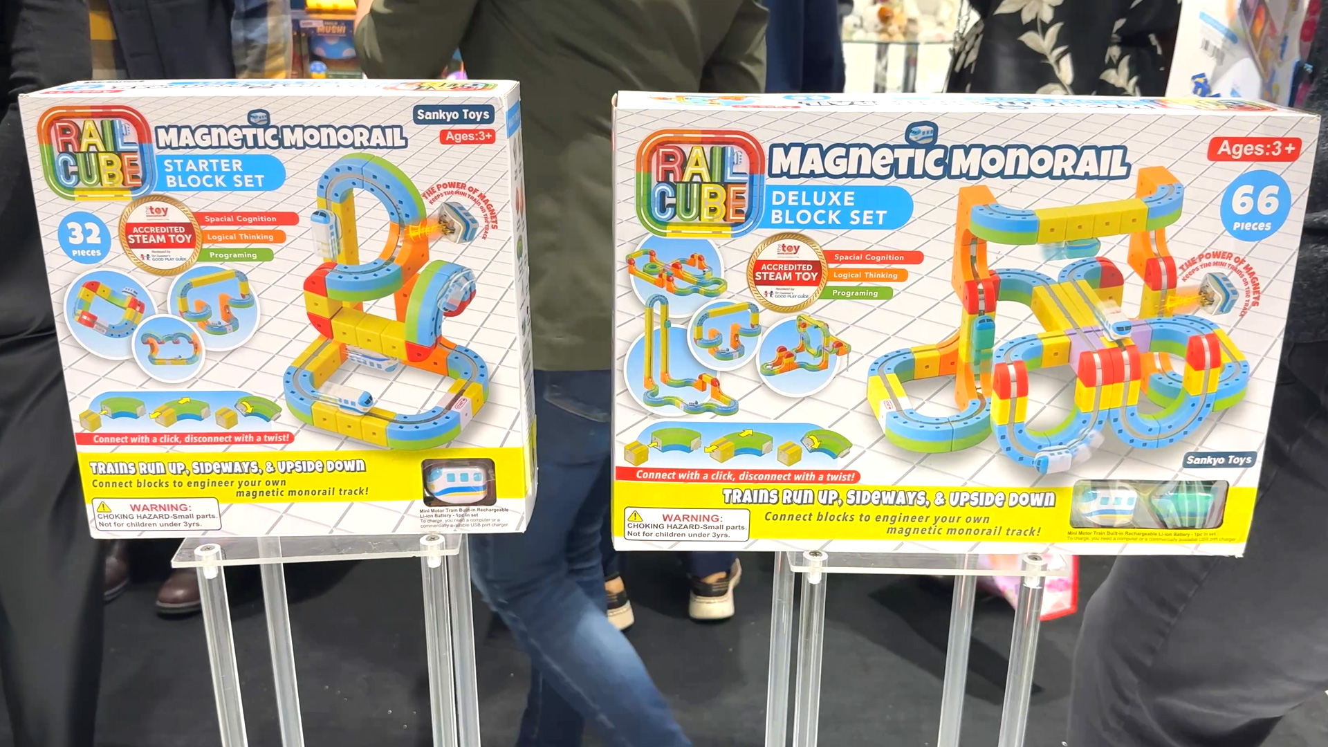 Rail Cube starter set deluxe set and extensions at a glance