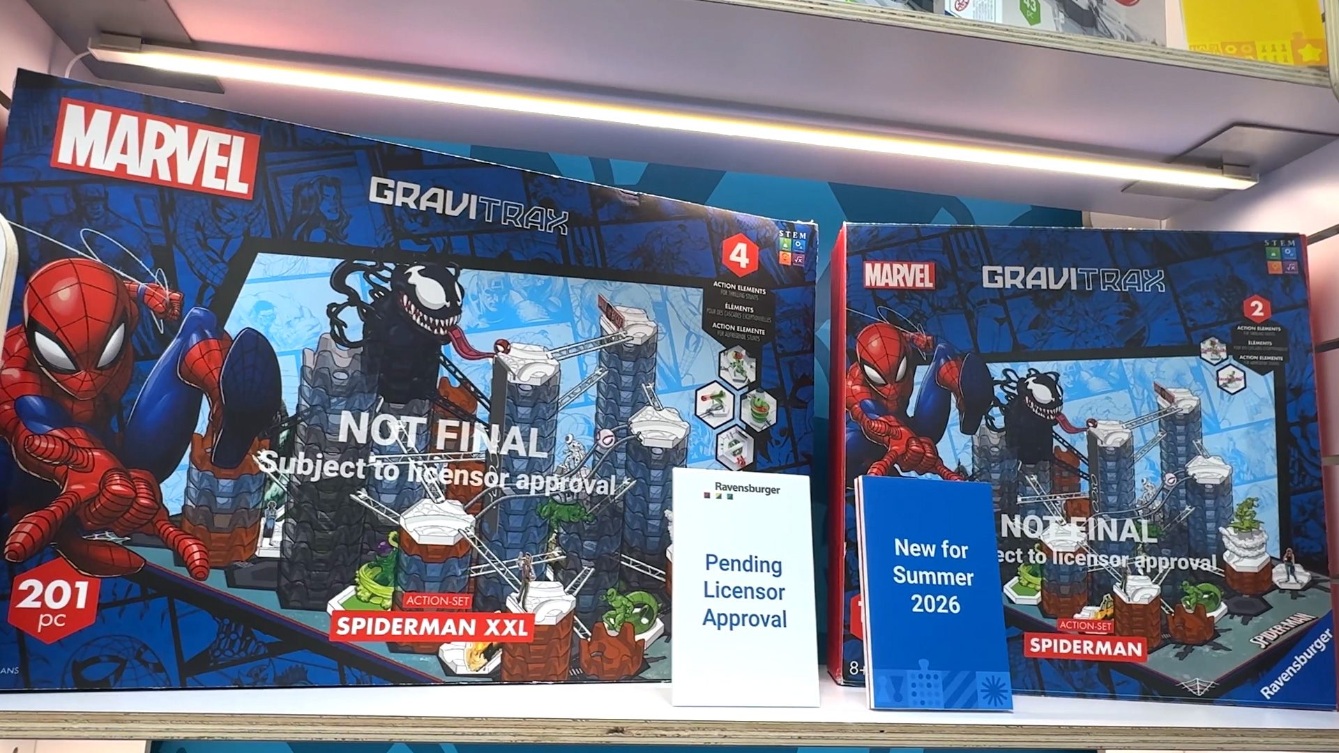 Ravensburger Marvel Spider Man Gravitrax as a themed world