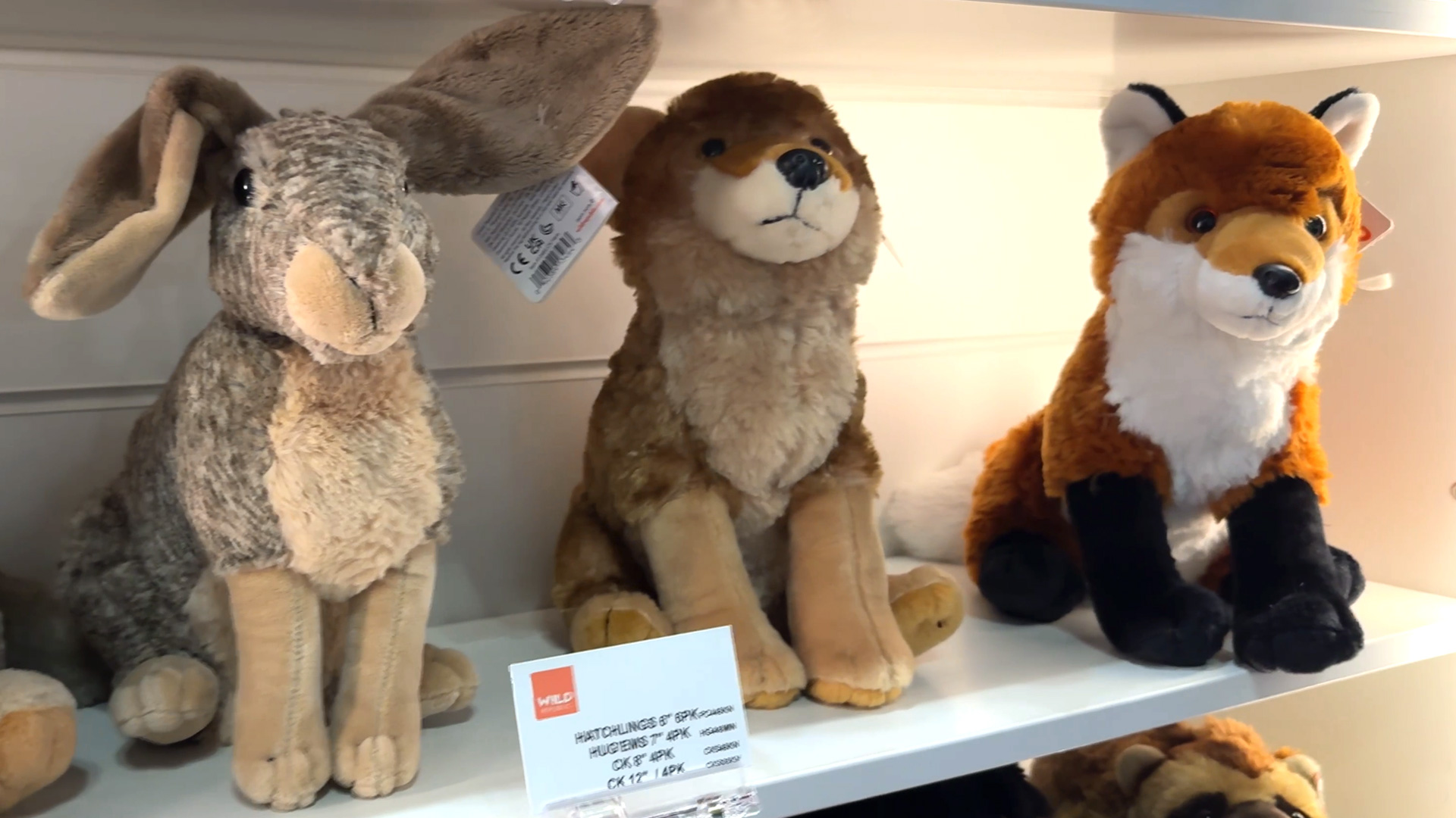 Wild Republic Snuggleluvs as weighted companions