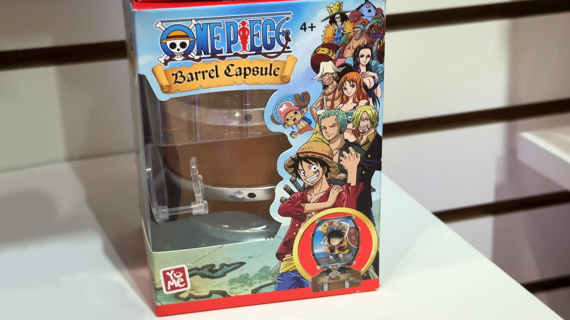 Yume One Piece Barrel Capsule as Unboxing Concept