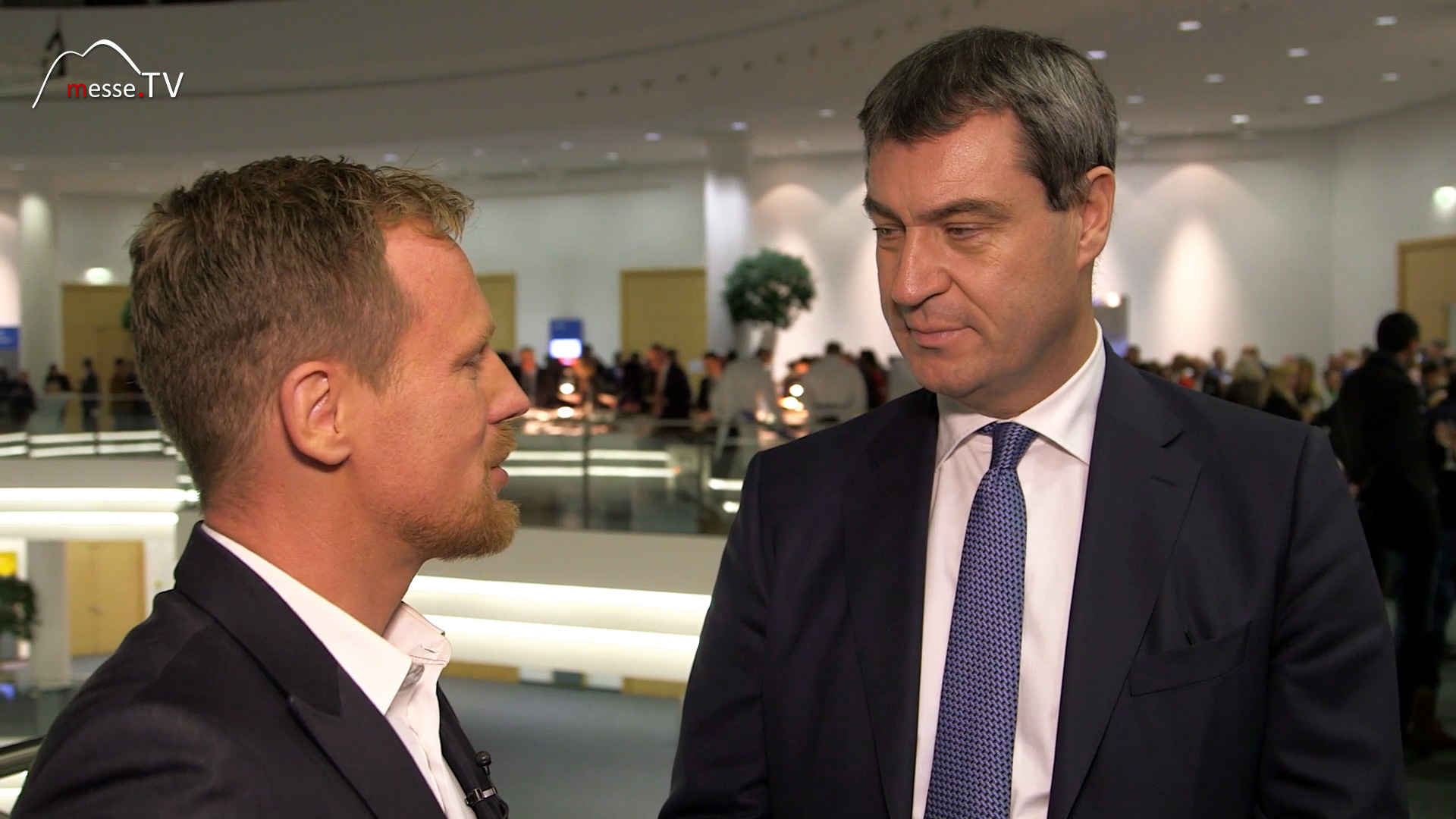 Interview Markus Soeder Prime Minister of Bavaria Spielwarenmesse Nuremberg Fair