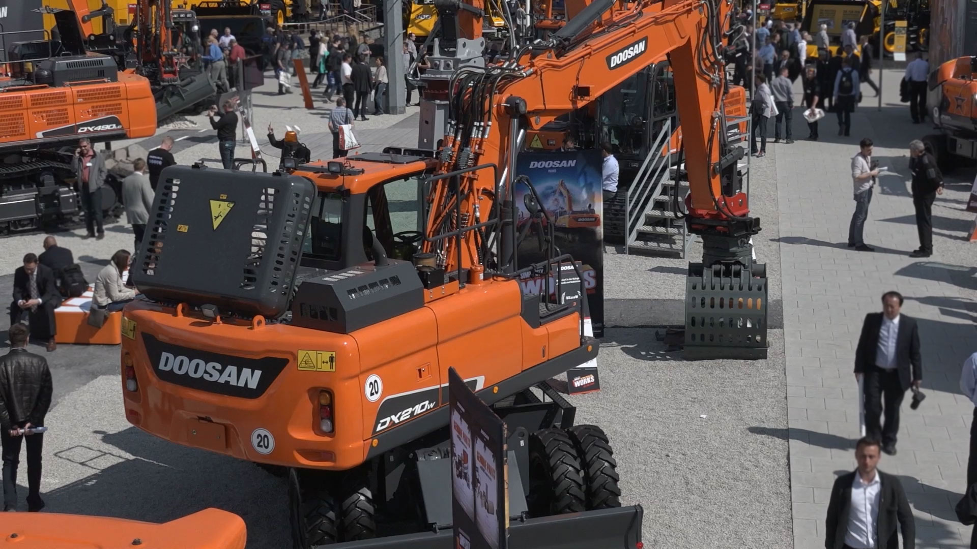 excavator bauma Messe Munich