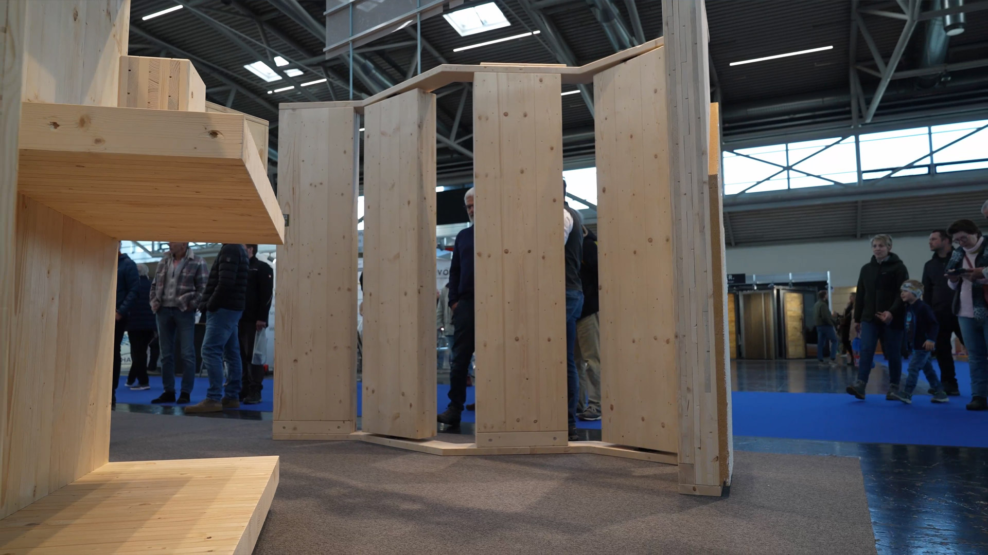 Sustainable building with wood is in demand at the Handwerksmesse