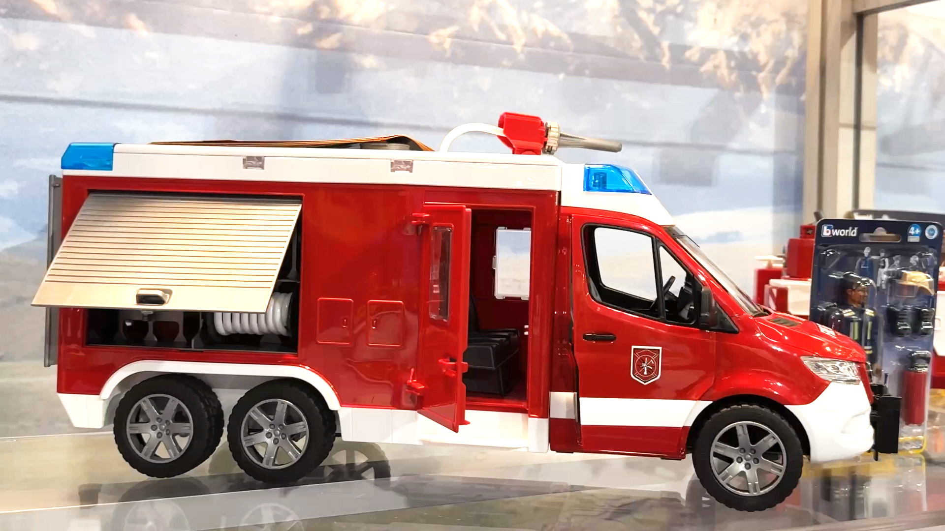 Bruder real fire engine toy vehicle